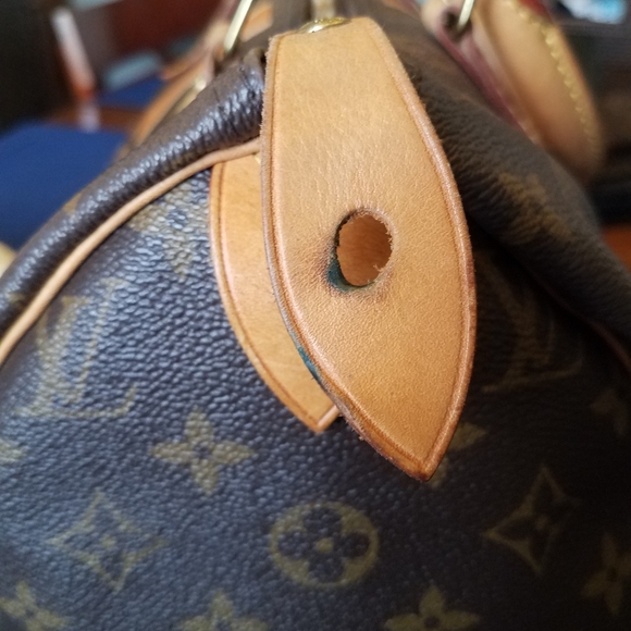 SOLD@! Louis Vuitton Heritage Monogram Satchel - Picture 9 of 12